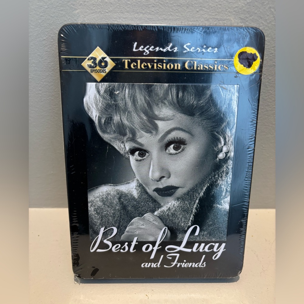 NWT- Best of Lucy & Friends 4 disc DVD w/collectors tin- sealed Tv lady comedy